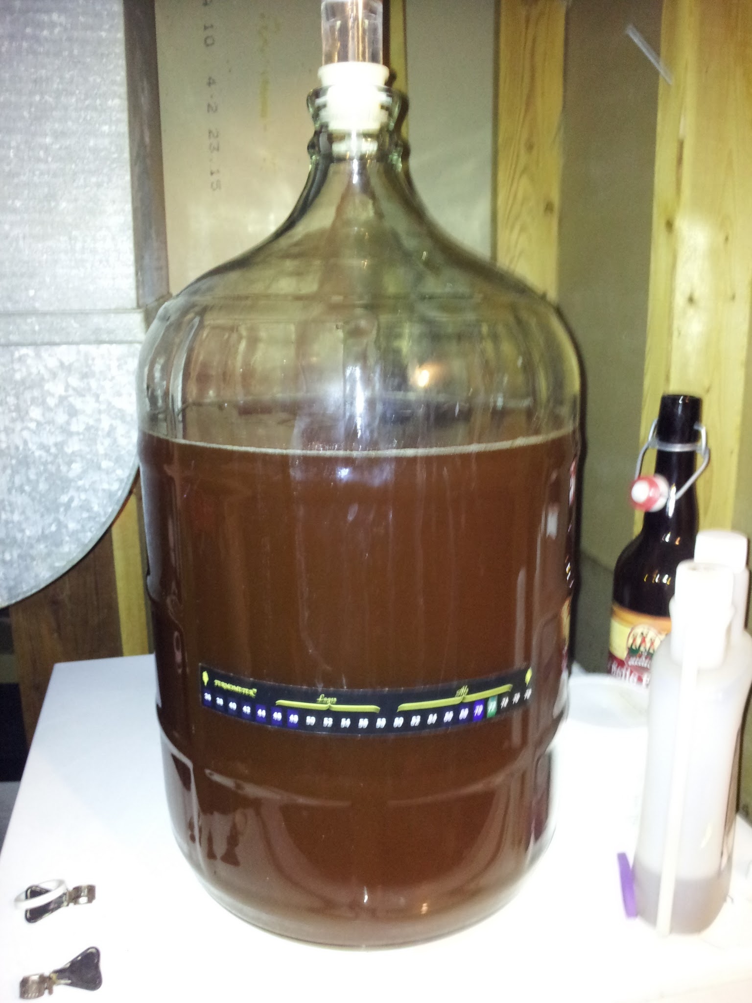 Wheat Beer In Secondary Fermenter